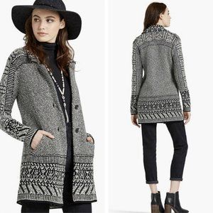 Lucky Brand Border Cardigan